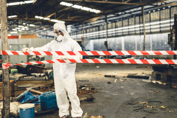 Professional Trauma Scene Cleanup technician working in Aurora, SD